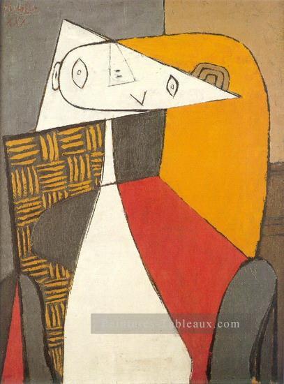 Femme assise Figure 1930 cubiste Pablo Picasso Peintures à l'huile